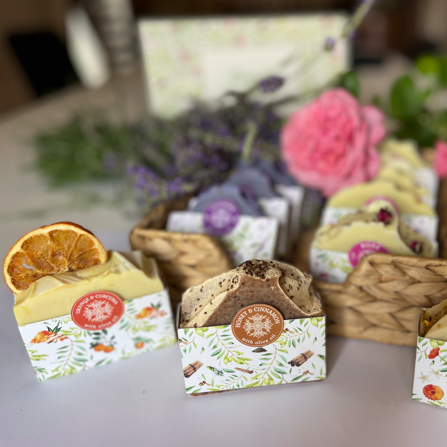 Organic - Olive Oil Soap Orange & Curcuma