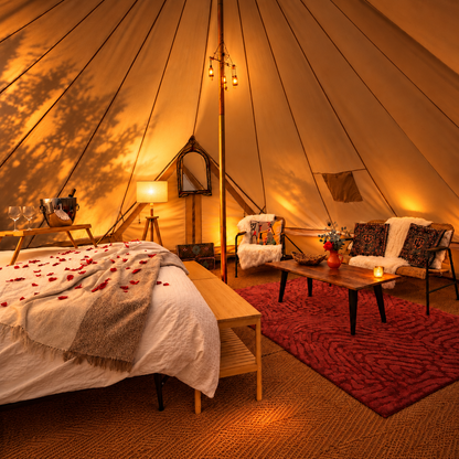 Romantic Autumn Glamping Escape